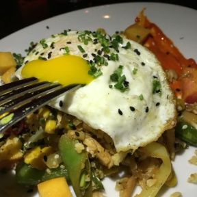 Gluten-free egg dish from The Misfit Restaurant + Bar